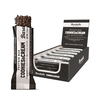 Indulge in Barebells Protein Bars - Box of 12 Delicious High-Protein Snacks with 15-20G Protein Each!