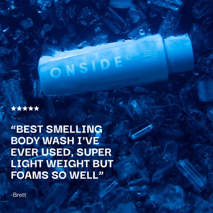 ONSIDE Deep Clean Body Wash | Removes Sweat, Dirt & Buildup | Maintains Skin Balance, Soothes & Refreshes | Dermatologist Tested + Sulfate, Paraben & Phthalate Free