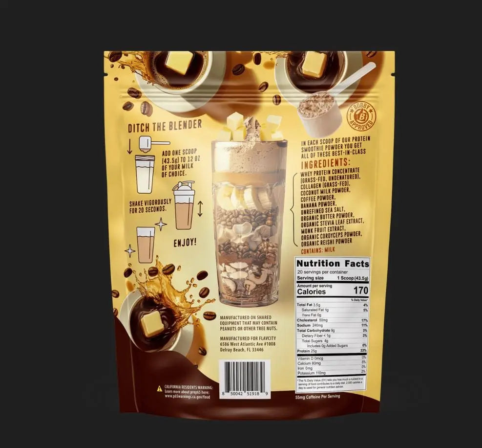 Energize Your Day with the Caffeine Powered Protein Pack – 25g of Protein in Every Scoop!