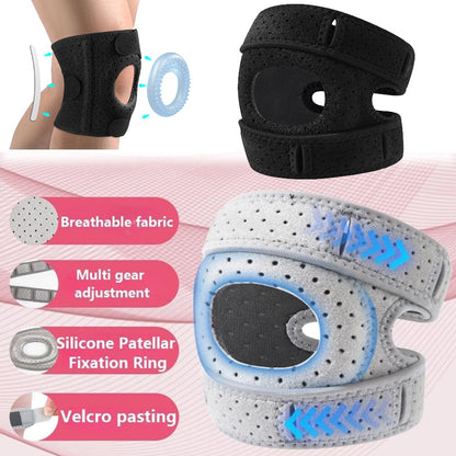 Ultimate Adjustable Knee Brace - Neoprene Patella Support with Compression Straps for Optimal Stability