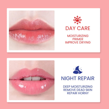 Revitalize Your Lips Overnight: Hydrating Lip Sleeping Mask for Deep Moisture, Gentle Exfoliation, and Plump Perfection