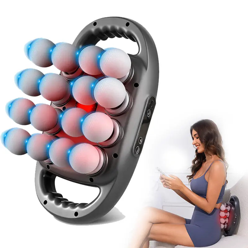 Unleash Ultimate Muscle Relief with the Nexpowx 16-Head Deep Tissue Massage Gun – Your Portable Solution for Pain Relief and Recovery!