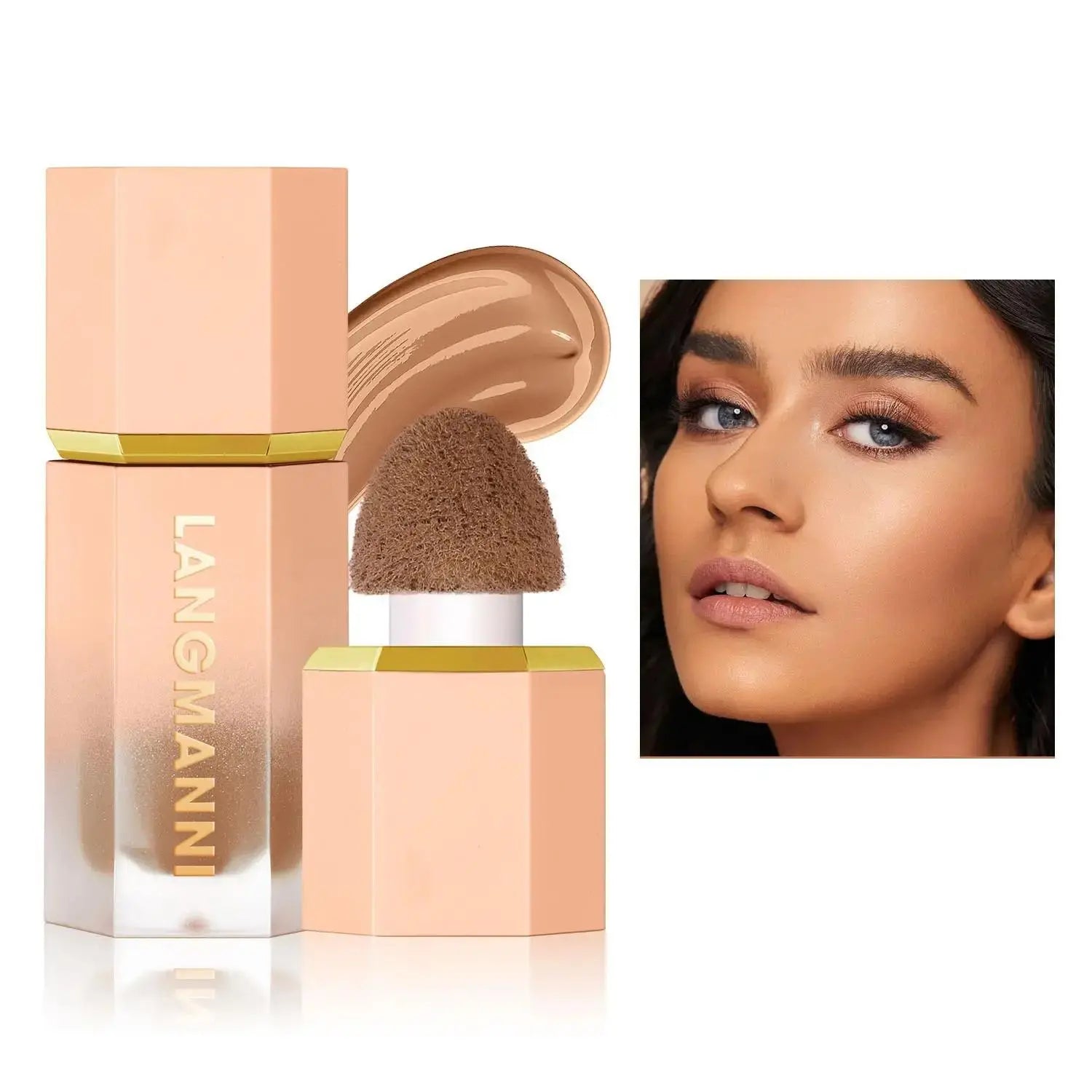 Transform Your Look with Our Long-Lasting Liquid Contouring Bronzer - Effortless Sculpting for All Skin Tones!