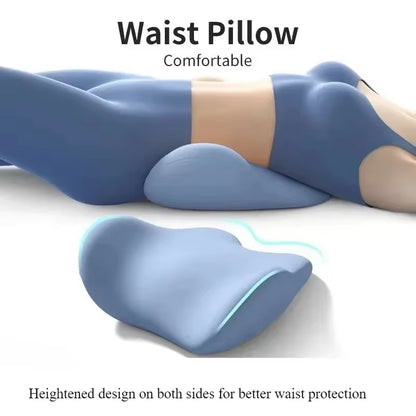 Experience Ultimate Comfort with Our Ergonomic Memory Foam Lumbar Support Pillow - Perfect for Back Relief and Sleep