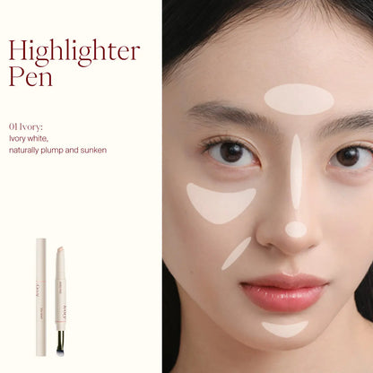 Illuminate and Sculpt Your Beauty with JOOCYEE 2-In-1 Highlighter & Contour Pen - Effortless Glow and Definition