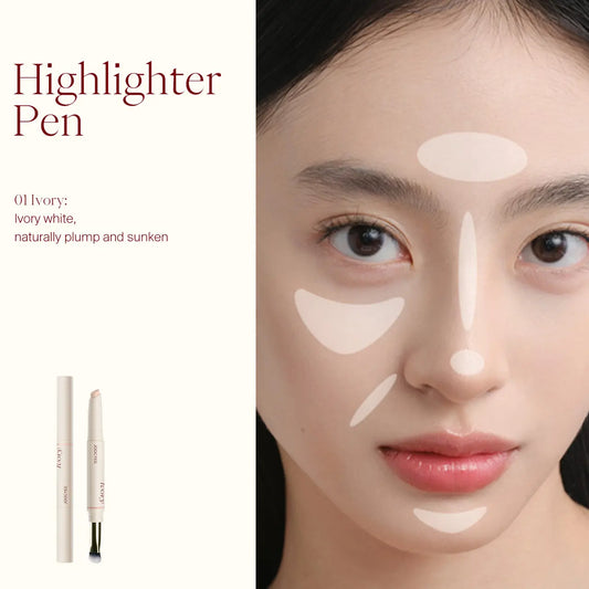 Illuminate and Sculpt Your Beauty with JOOCYEE 2-In-1 Highlighter & Contour Pen - Effortless Glow and Definition