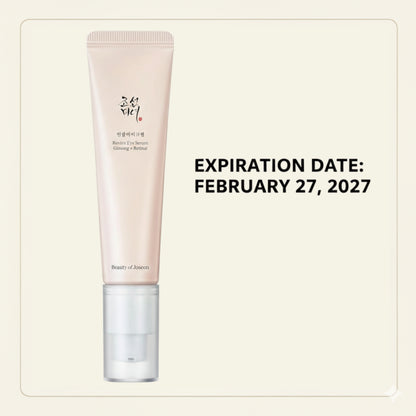 Beauty of Joseon Revive Eye Serum with Retinal Niacinamide Correction (02/27/27)