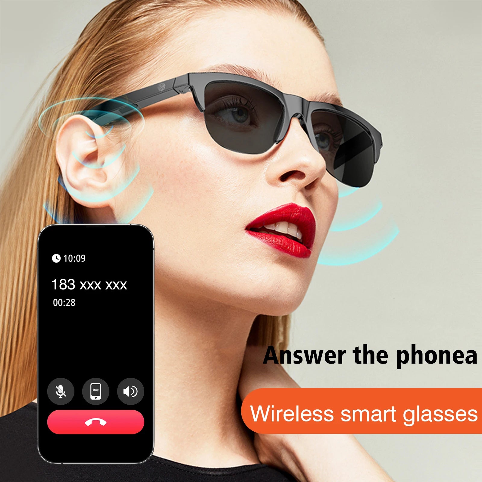 Experience the Future with 2025 Smart Glasses: Music Playback, Voice Assistant, and Wireless Calls - Stylish Blue Light Blocking for Everyone