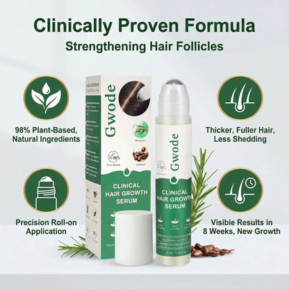 Revitalize Your Hair with Gwode Rosemary Plant Hair Growth Scalp Serum - Unisex Daily Essence for Thicker, Healthier Hair