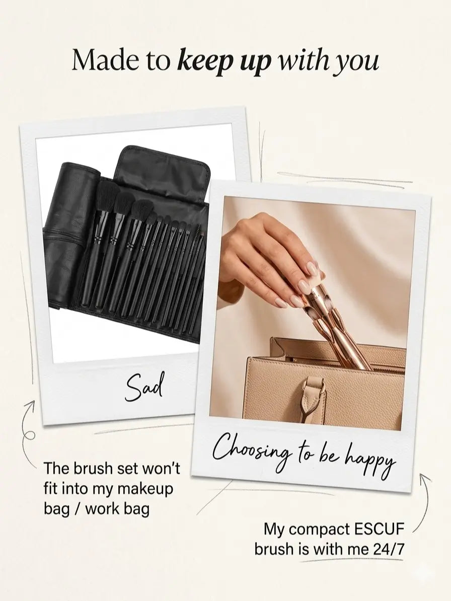 Revolutionary 4-in-1 Make-Up Brush for Effortless Beauty On-the-Go