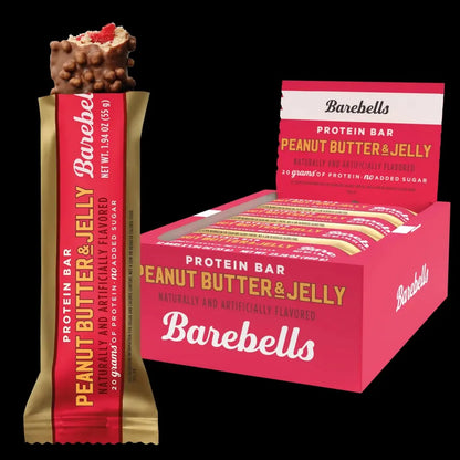 Barebells Protein Bars - Box of 12 Deliciously Crafted Bars with 16-20G of Protein Each for Guilt-Free Snacking