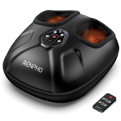 Revitalize Your Feet with the RENPHO Heated Shiatsu Foot Massager - Perfect for Pain Relief and Relaxation, Ideal Gift for Loved Ones