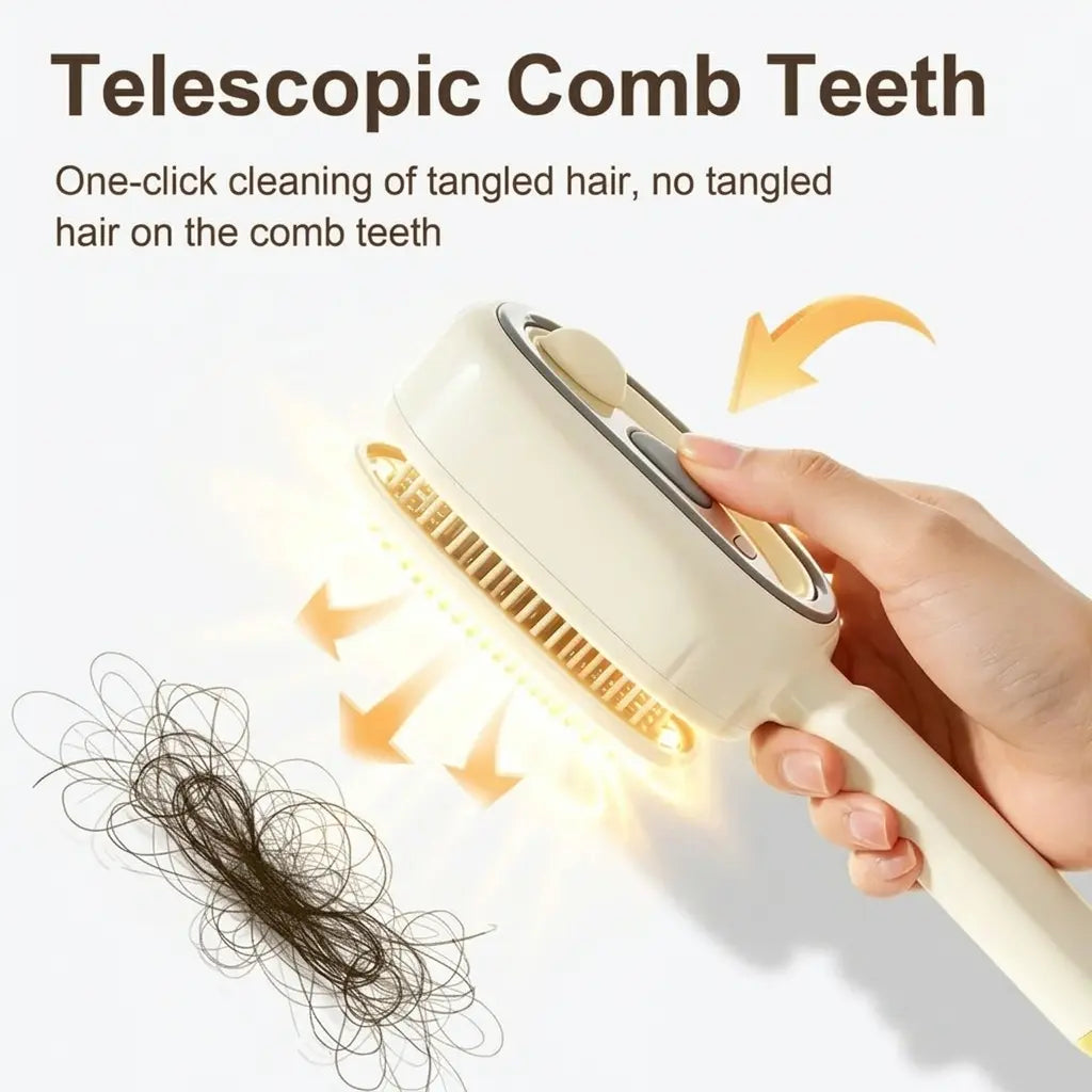 Revitalize Your Hair with the Electric Spray Air Cushion Massage Comb - Enjoy Self-Cleaning, Anti-Tangle, Anti-Static, and Aromatherapy Features!