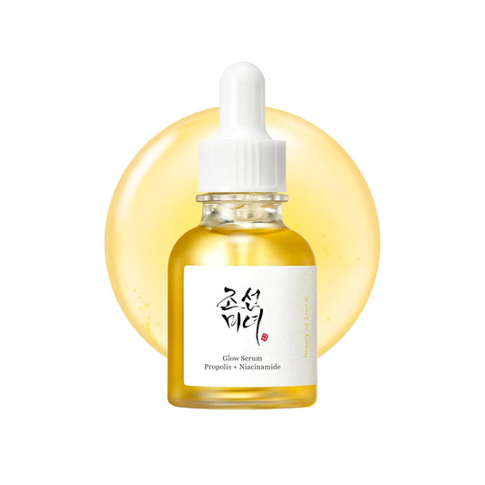 Glow Serum Propolis and Niacinamide Hydrating Facial Soothing Moisturizer for Uneven Skin Tone Korean Skin Care 30Ml 1 Fl.Oz