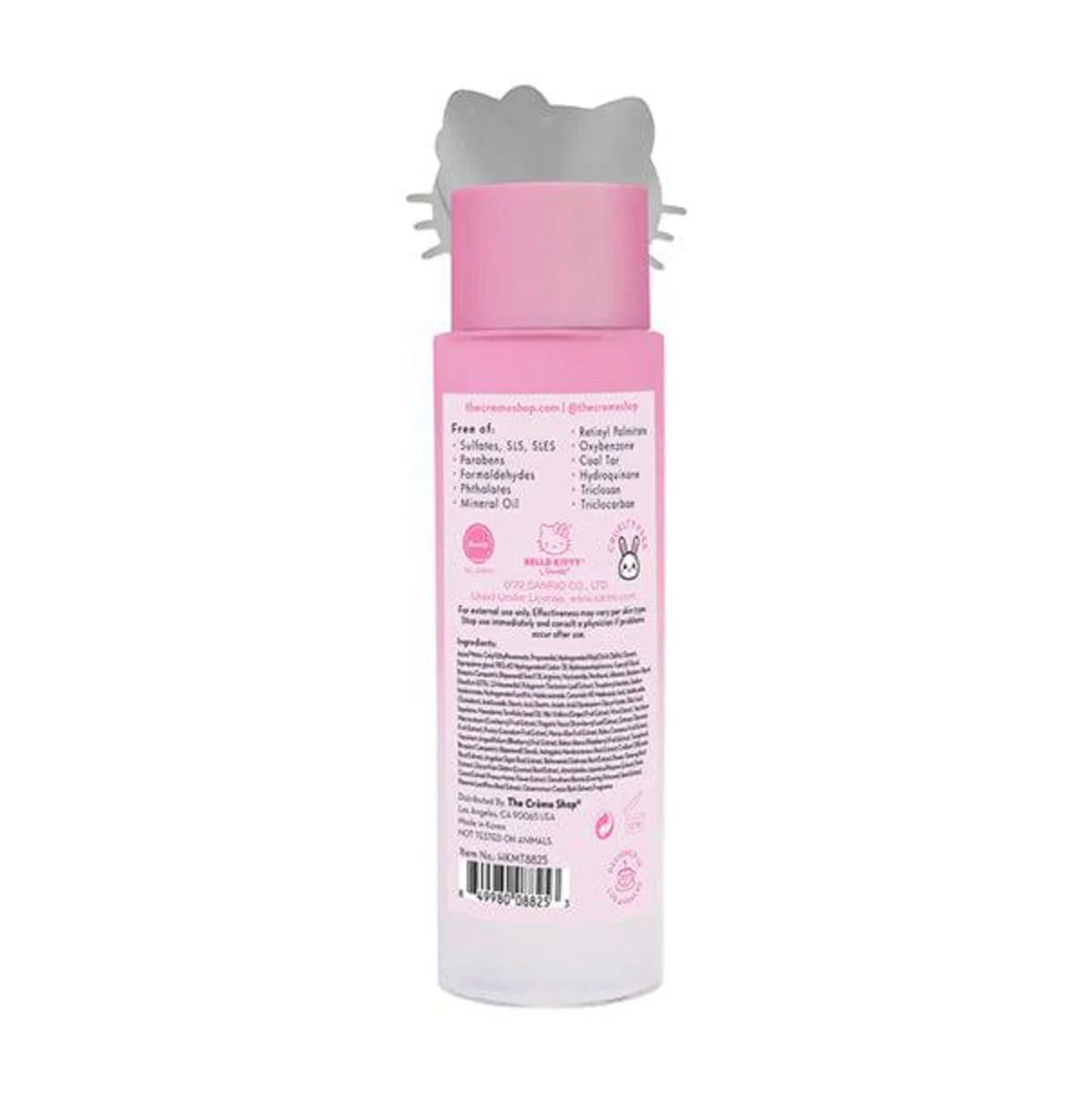 , Hello Kitty Pure Cure Strawberry Milk Toner, Klean Beauty, 6.76 Fl Oz