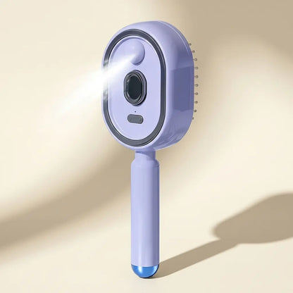 Revitalize Your Hair with the Electric Spray Air Cushion Massage Comb - Enjoy Self-Cleaning, Anti-Tangle, Anti-Static, and Aromatherapy Features!