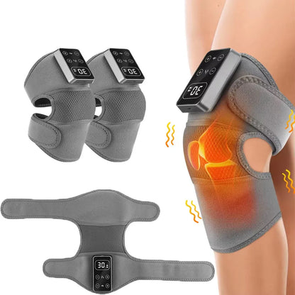 Eletric Heating Knee Massage 5 Levels Cordless Thermal Knee Shoulder Massager Joint Braceknee Pad Muscle Relaxation