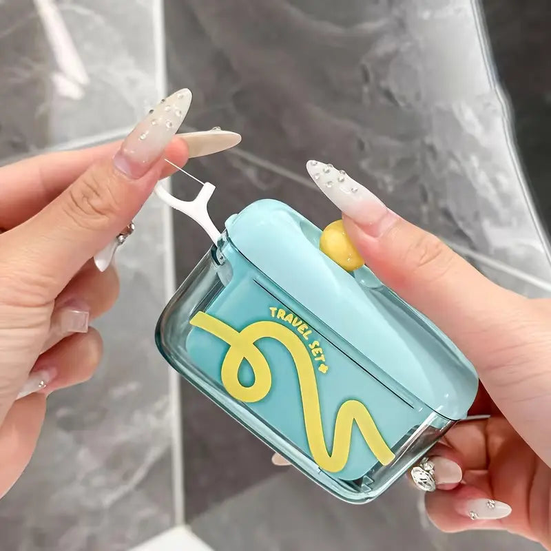 Elevate Your Oral Care with the Portable Dental Floss Case – The Ultimate Refillable Dispenser for Freshness on the Go!