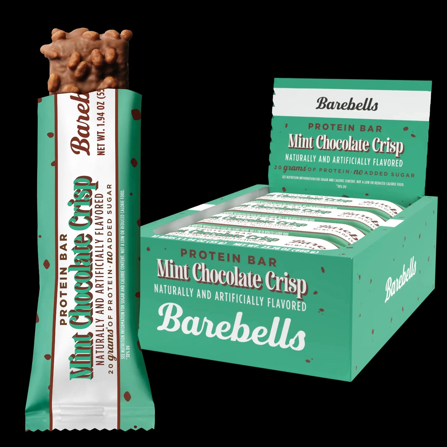 Barebells Protein Bars - Box of 12 Deliciously Crafted Bars with 16-20G of Protein Each for Guilt-Free Snacking