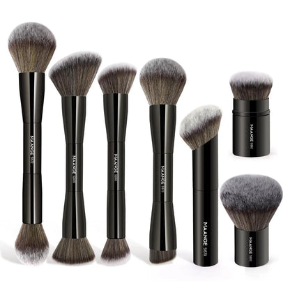 Ultimate 20-Piece Makeup Brush Set with Stylish Storage Bag - Professional Quality Aluminum Brushes for Women & Girls
