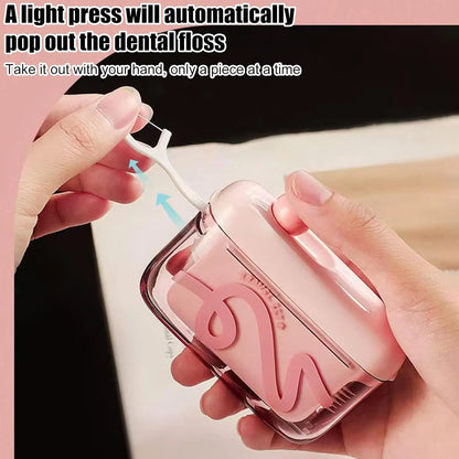 Elevate Your Oral Care with the Portable Dental Floss Case – The Ultimate Refillable Dispenser for Freshness on the Go!