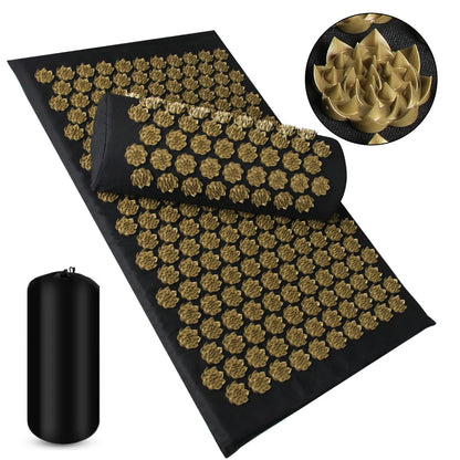 Ultimate Massage Cushion: Yoga Acupressure Mat for Stress Relief and Body Pain Alleviation