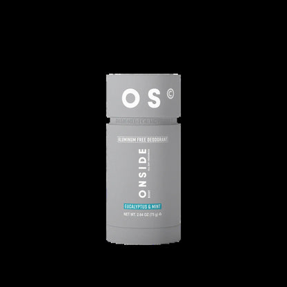 Stay Fresh and Confident with ONSIDE Aluminum-Free Deodorant | 48-Hour Odor Protection in Santal Leather & Eucalyptus Mint | Gentle on Skin for Active Lifestyles