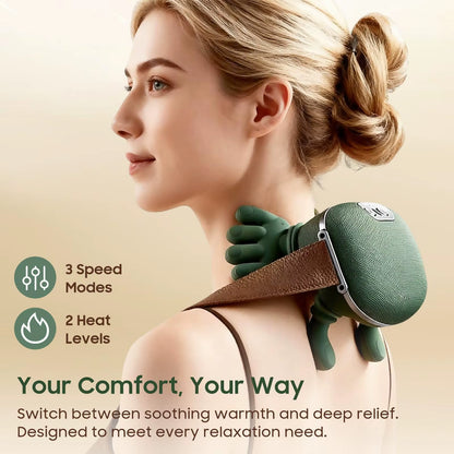 Experience Ultimate Relaxation with the Bionic Finger Wireless Neck and Shoulder Massager - Perfect for Stress Relief and Comfort