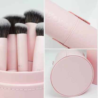 Elevate Your Beauty Routine with the Ultimate Makeup Brush Set - 5 Essential Brushes for Flawless Application