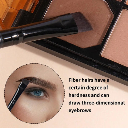 Elevate Your Eye Makeup Game with the MAANGE 7-Piece Professional Brush Set - Perfect for Eyebrows, Eyeliner, and Eyeshadow