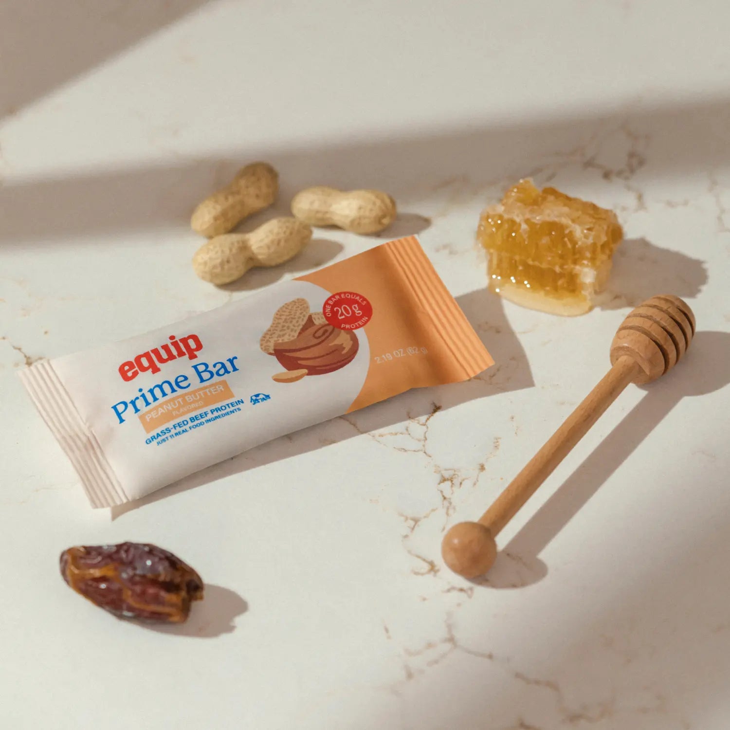 Indulge in Clean Nutrition with Equip Prime Bar - 20G of Grass-Fed Beef & Collagen Protein, Deliciously Rich Dessert Flavor