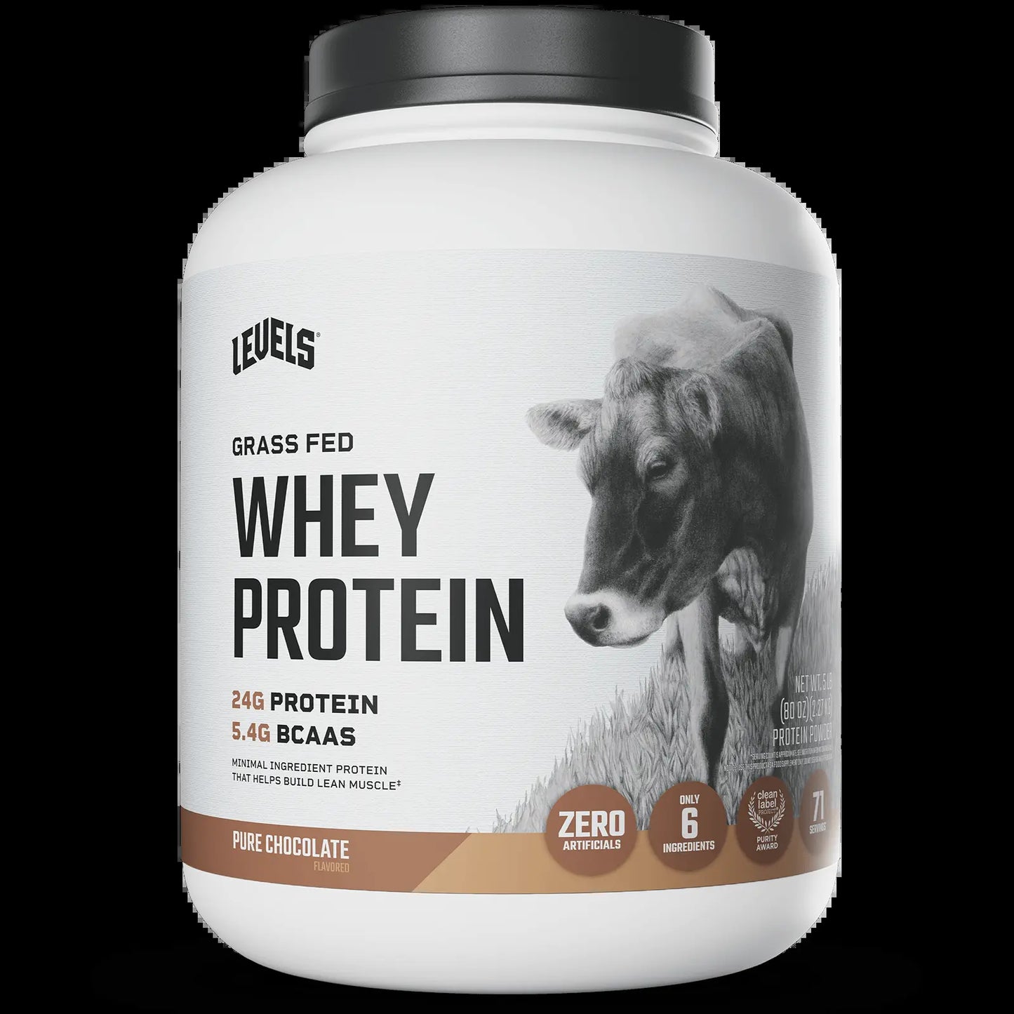 Premium Grass-Fed Whey Protein - 24G of Pure Protein, No Artificial Additives
