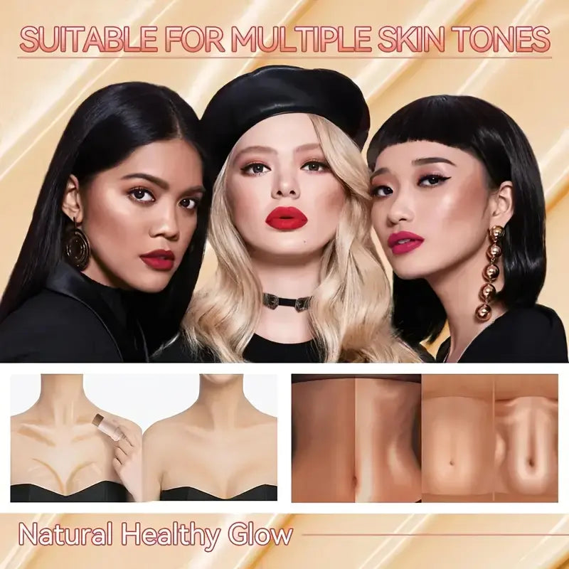 Elevate Your Makeup Game with Our 3-Piece Contour, Blush & Highlighter Stick Set – Long-Lasting, Waterproof Cream Formula for All Skin Types!