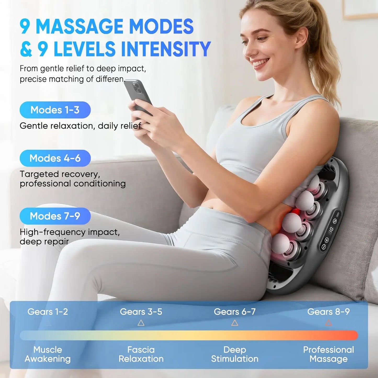 Unleash Ultimate Muscle Relief with the Nexpowx 16-Head Deep Tissue Massage Gun – Your Portable Solution for Pain Relief and Recovery!