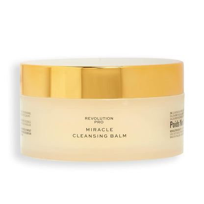 Revolution Pro Miracle Vegan Collagen Cleansing Balm - Hydrating & Nourishing Makeup Remover for Glowing Skin, 3.4 Oz