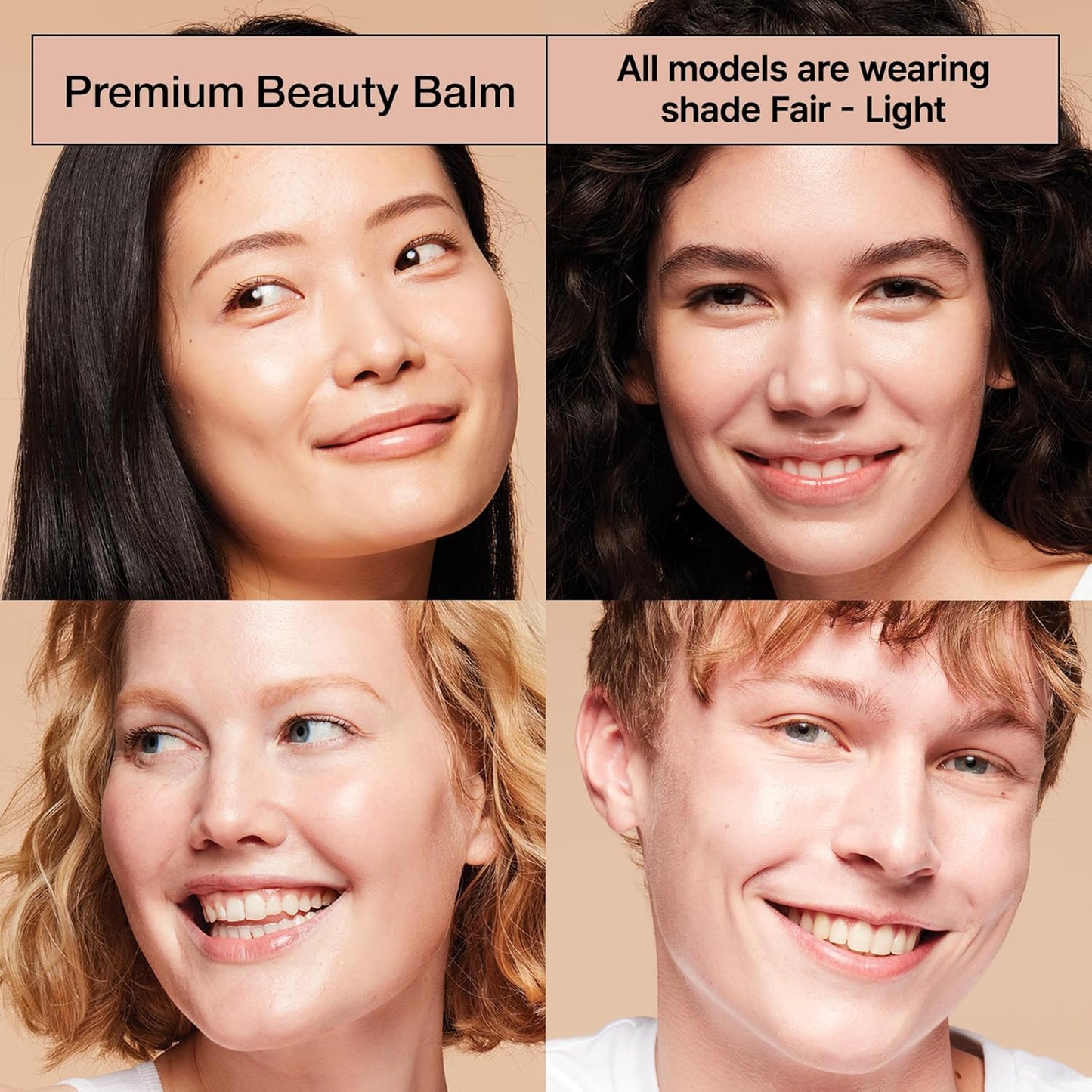 Premium BB Korean Tinted Moisturizer with SPF 40 and Niacinamide | Bb Cream |Skin Tint | Korean Makeup, 1.35 Fl Oz