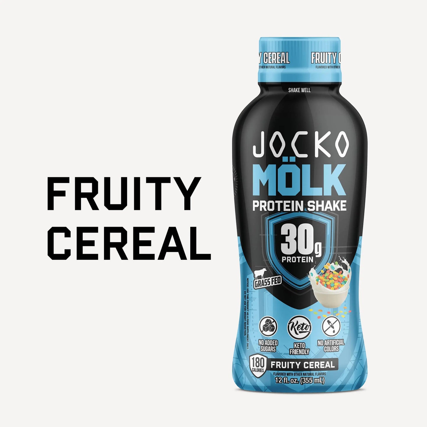 Revitalize Your Workout with Jocko Mölk Grass-Fed Protein Shakes - 30g of Pure Protein in Every Sip!