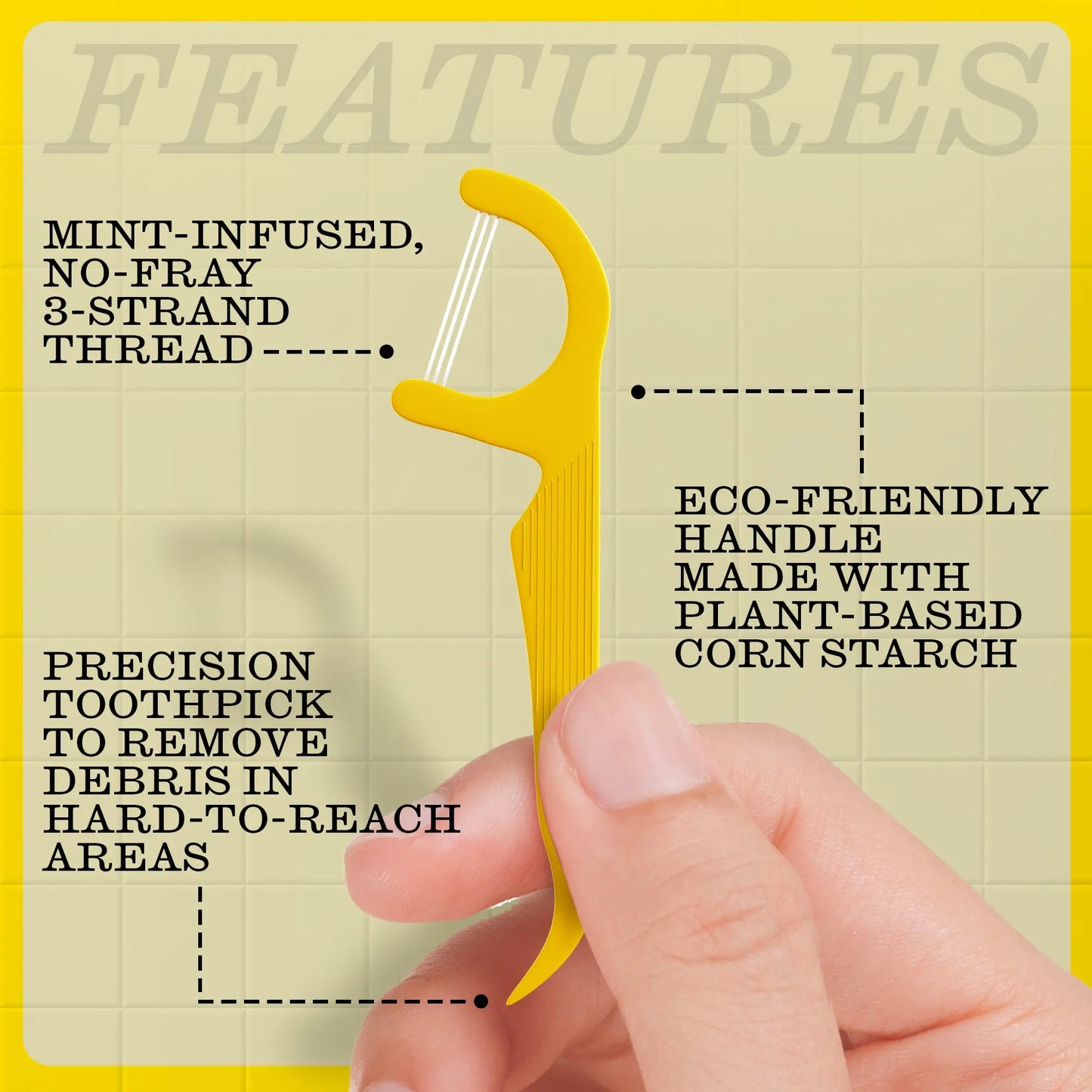 Twice Floss Picks – Eco-Friendly Mint-Infused Floss & Toothpick for Ultimate Gum Health
