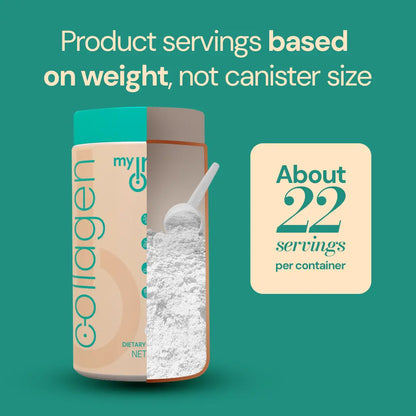 Elevate Your Wellness with Myinsideout Collagen Peptides Powder – Unflavored, Grass-Fed, and Packed with 20G Protein per Serving!