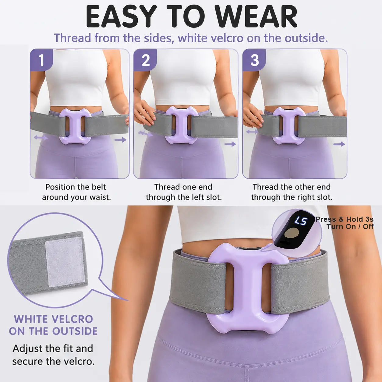 Revitalize Your Body with the Muscle Recovery Fascia Vibration Device - 2 Modes, 8 Intensity Levels, and Adjustable Strap for Ultimate Comfort!