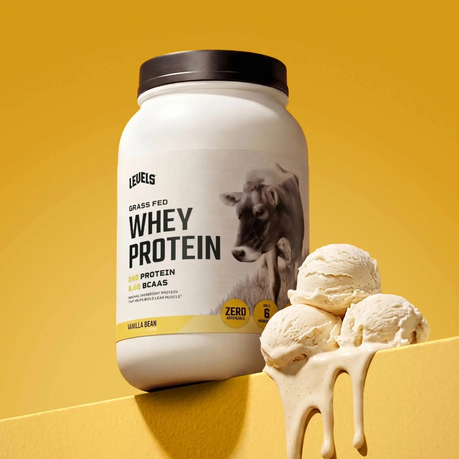 Premium Grass-Fed Whey Protein - 24G of Pure Protein, No Artificial Additives