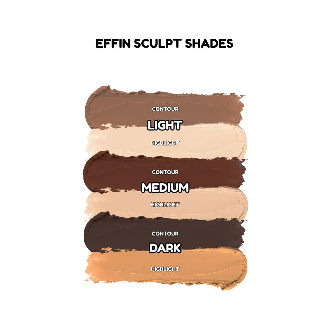 Face Card Bundle - Powder, Blush & Contour