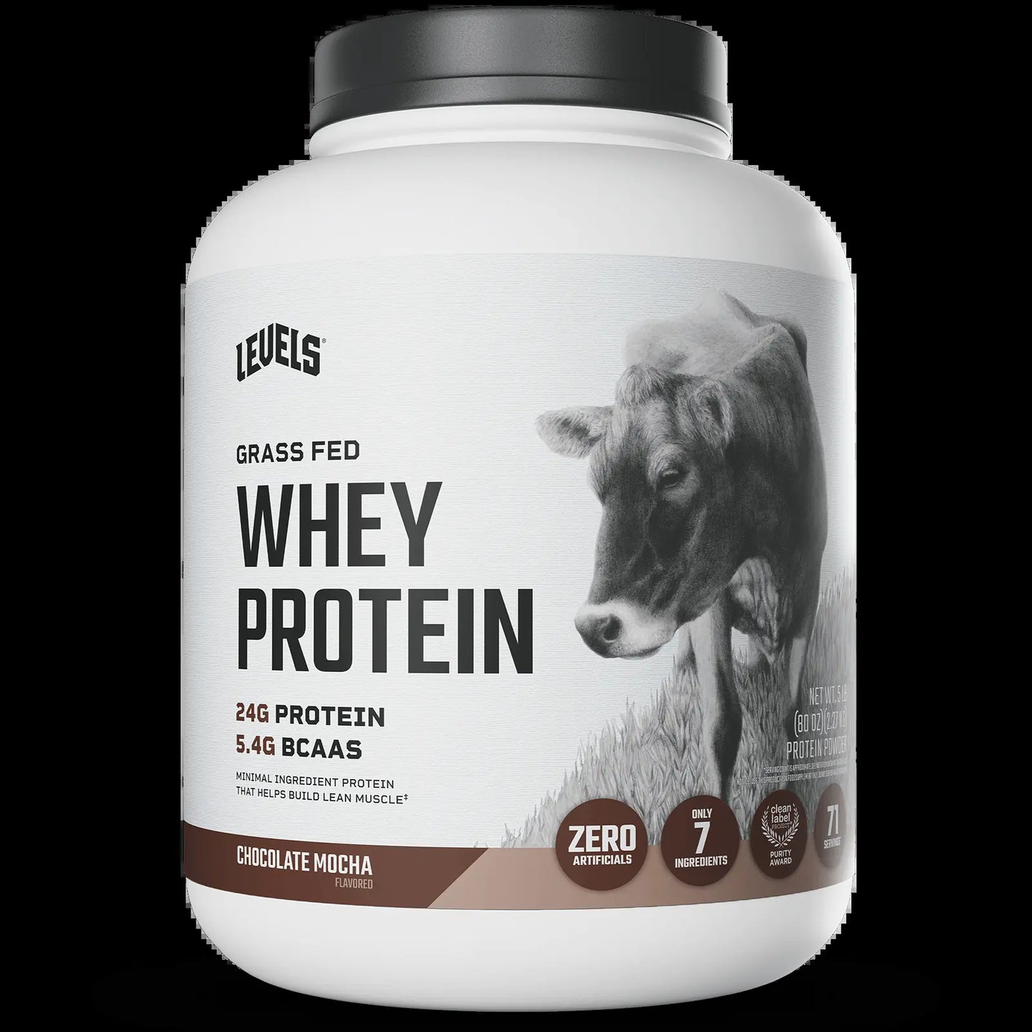 Premium Grass-Fed Whey Protein - 24G of Pure Protein, No Artificial Additives