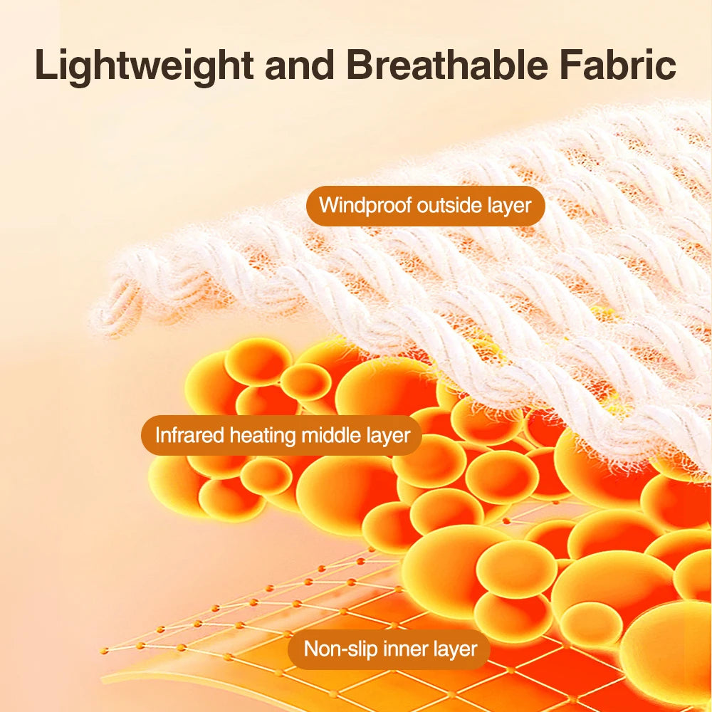 Eletric Heating Knee Massage 5 Levels Cordless Thermal Knee Shoulder Massager Joint Braceknee Pad Muscle Relaxation