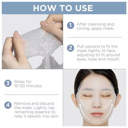 Hydrate and Nourish Your Skin with MEDIHEAL Essential Hyaluronate Watermide Mask - Paraben-Free & Unscented 0.81 Fl Oz