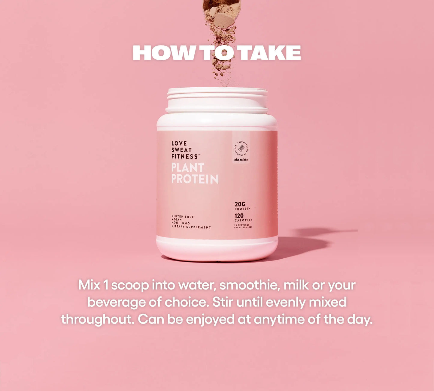 Indulge in LSF Chocolate Plant Protein Powder - 20G of Pure Plant Power, Sugar-Free & Gluten-Free for Optimal Nutrition