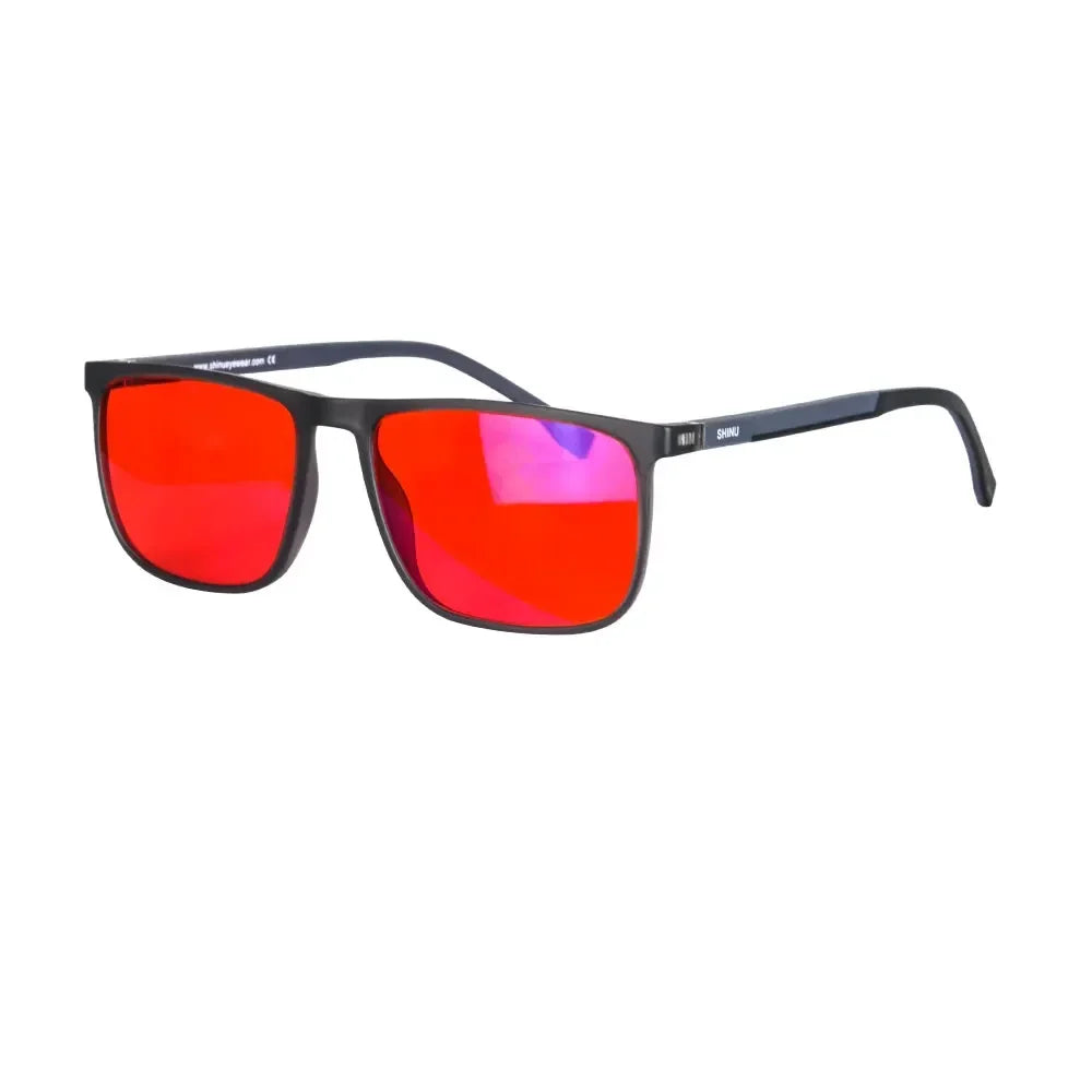 Brand Red Lenses Good Sleep Blue Light Blocking Glasses Men anti Green Light Eliminate Eye Strain Glasses Bluelight