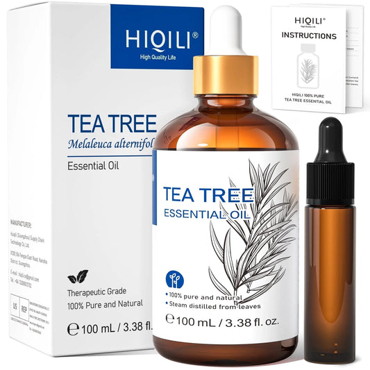 Revitalize Your Hair, Scalp, and Nails with 100% Pure Tea Tree Essential Oil - 100ml for Ultimate Care and Relaxation