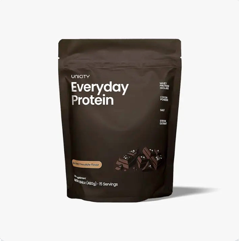 Unicity Everyday Protein Powder - 20g Pure Whey Isolate for Optimal Digestive Health - 15 Convenient Servings
