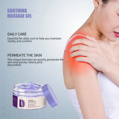 Ximonth 100G Pain Relief Massage Gel - Natural, Fast-Absorbing Soothing Gel for Joint Discomfort Relief